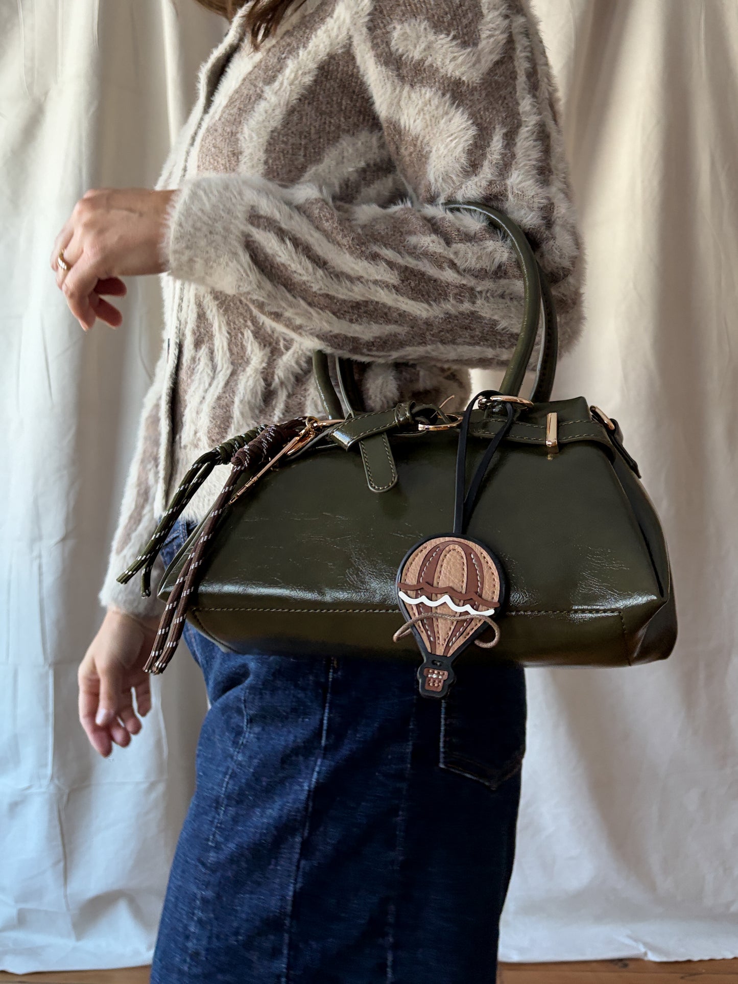 Hot Air Balloon Bag Charm