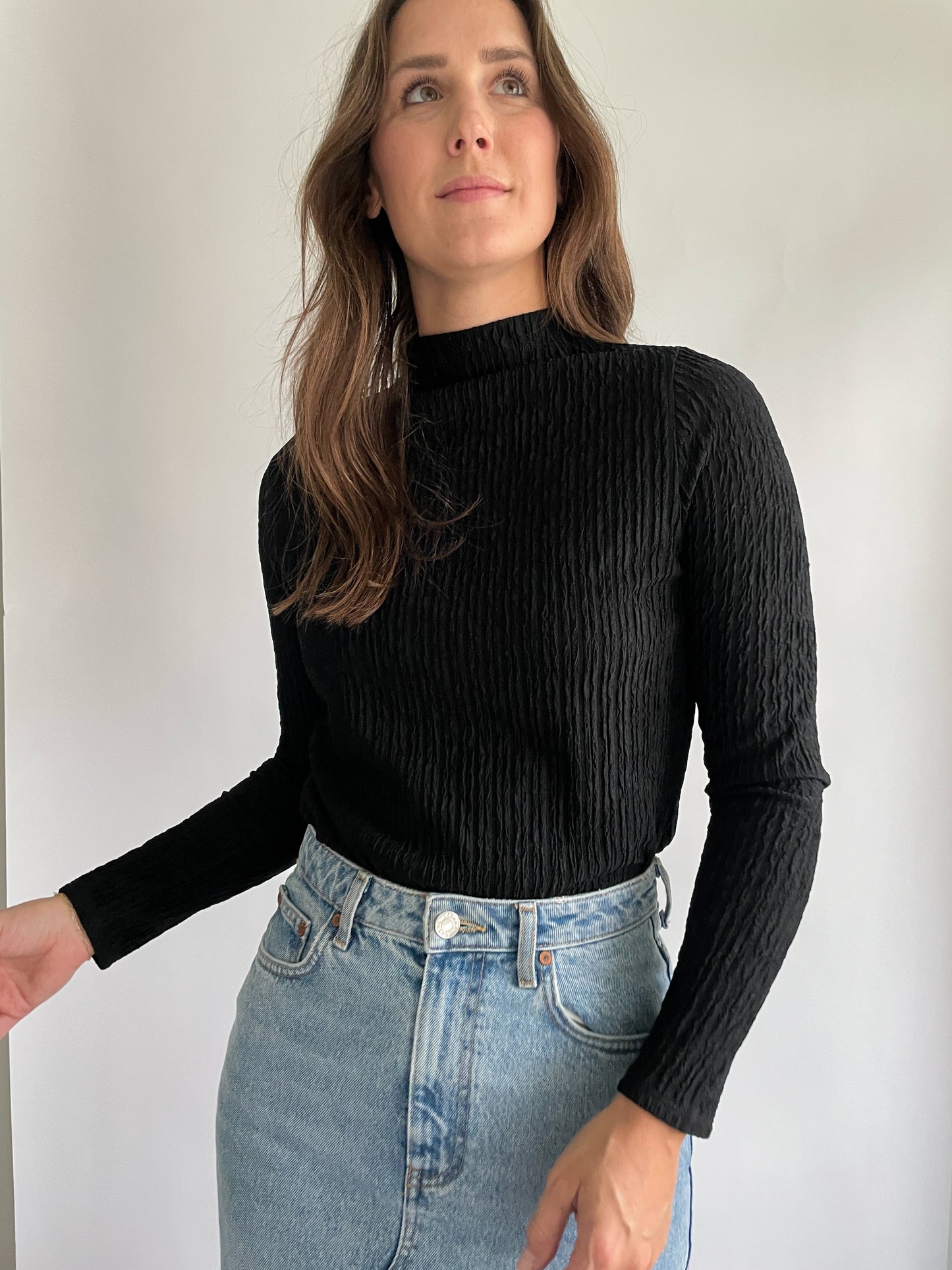Hieno Top - Black