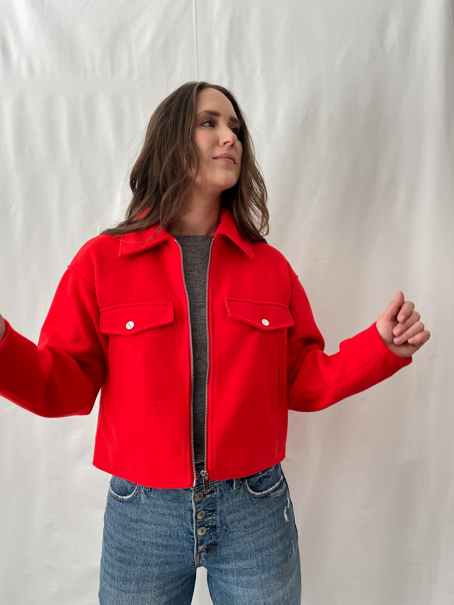 Leder Jacket