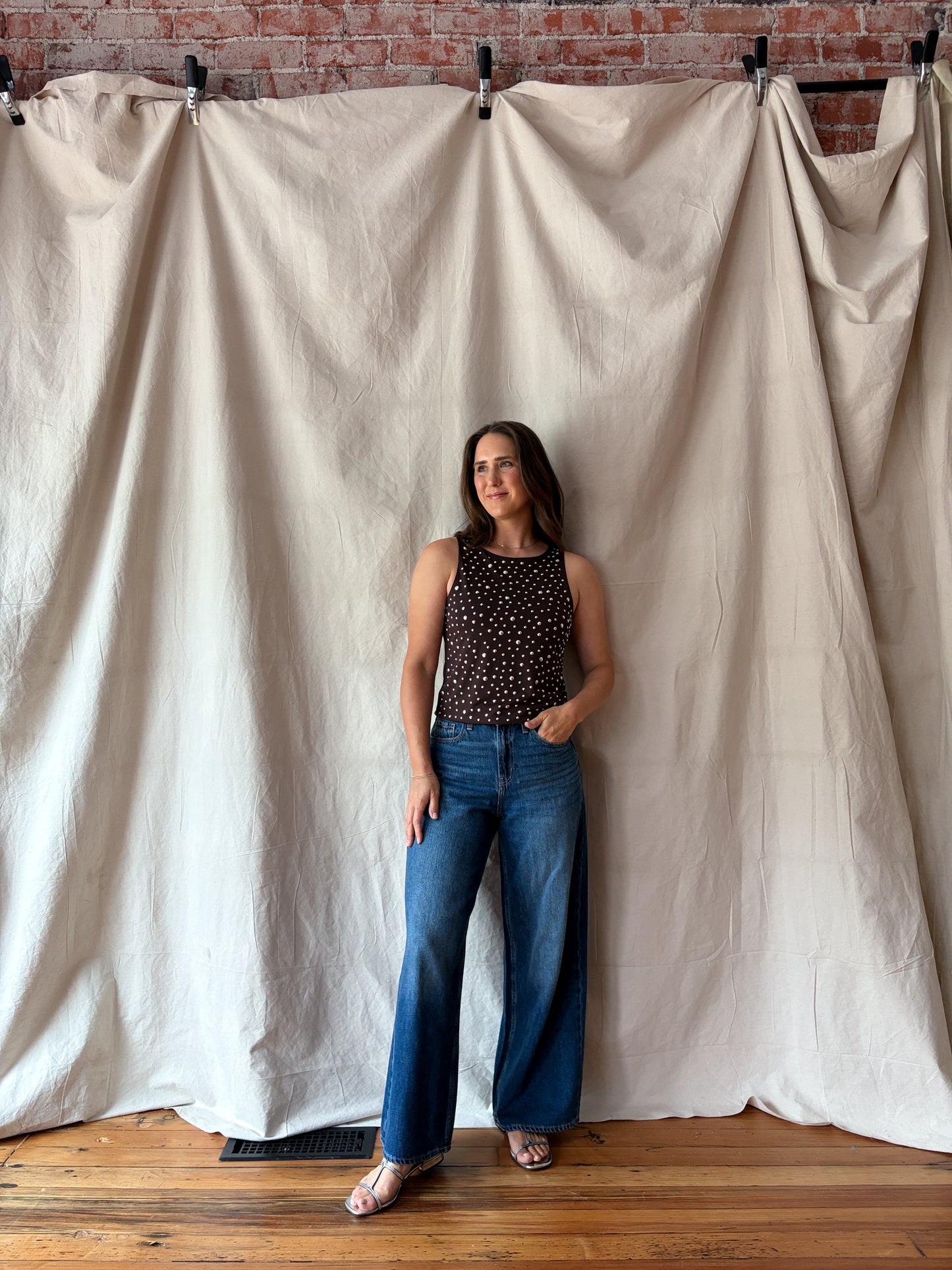Tuva Top - Brown
