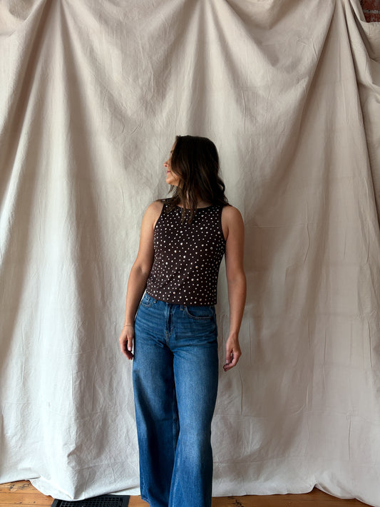 Tuva Top - Brown