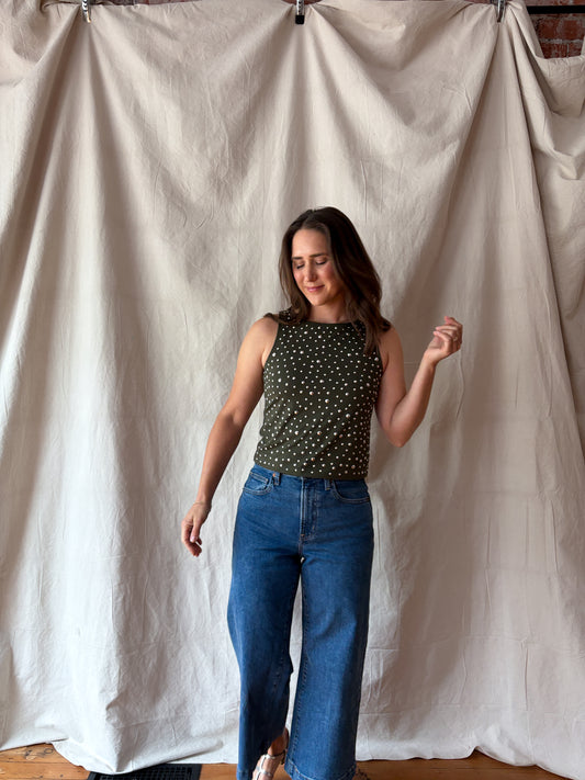 Tuva Top - Olive