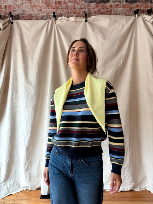 Knit Triangle Scarf - Solid