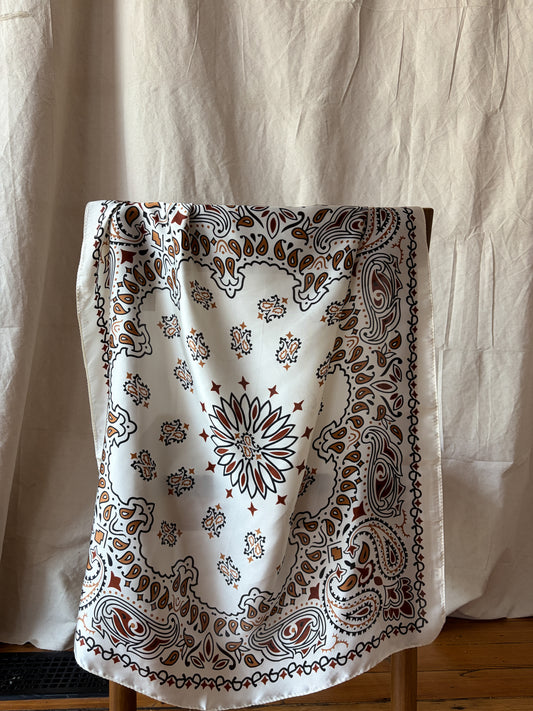 Bandana Scarf - Ivory