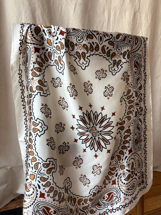 Bandana Scarf - Ivory