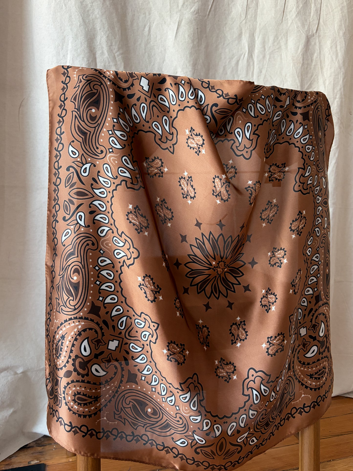 Bandana Scarf - Brown