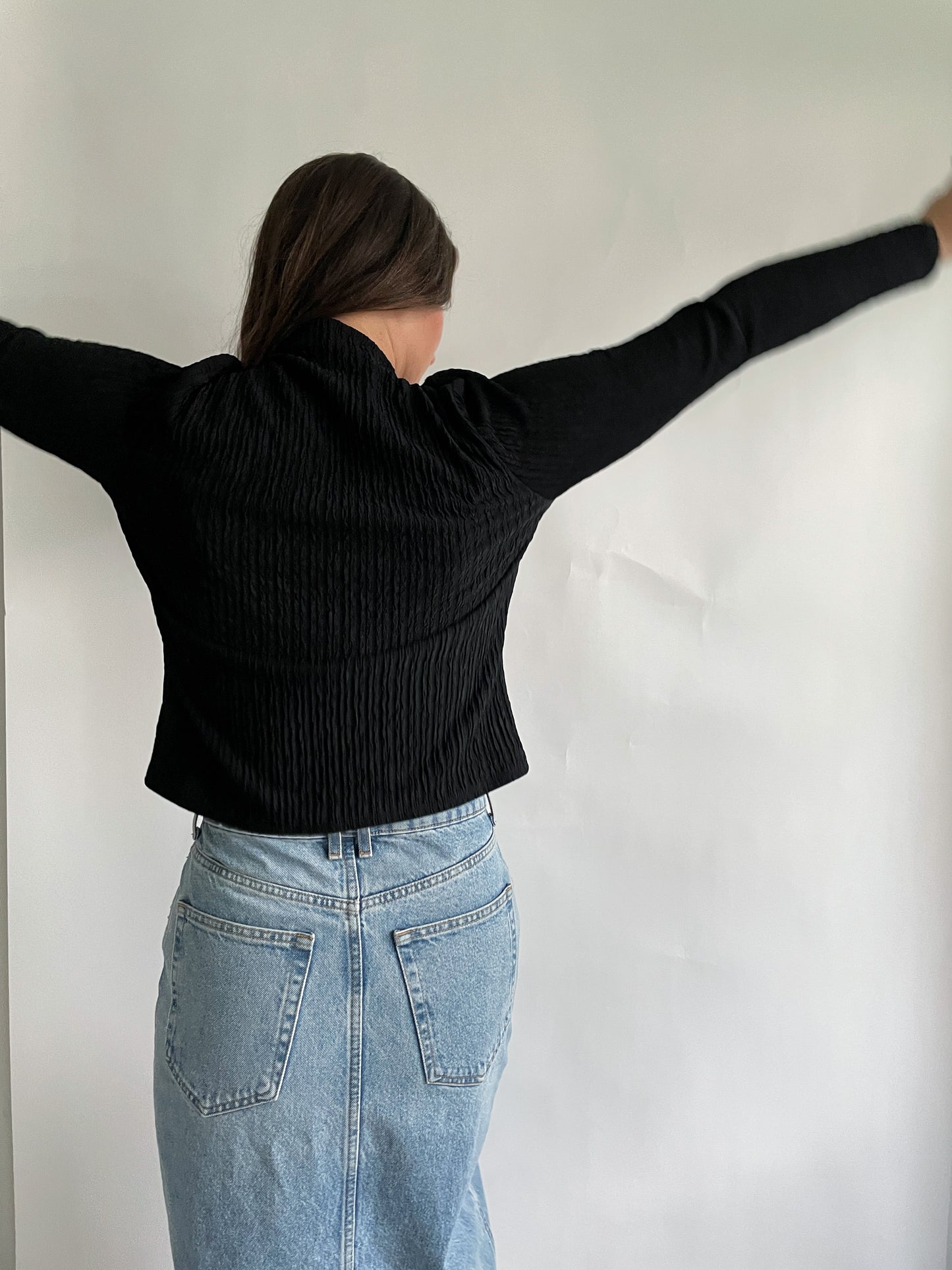 Hieno Top - Black