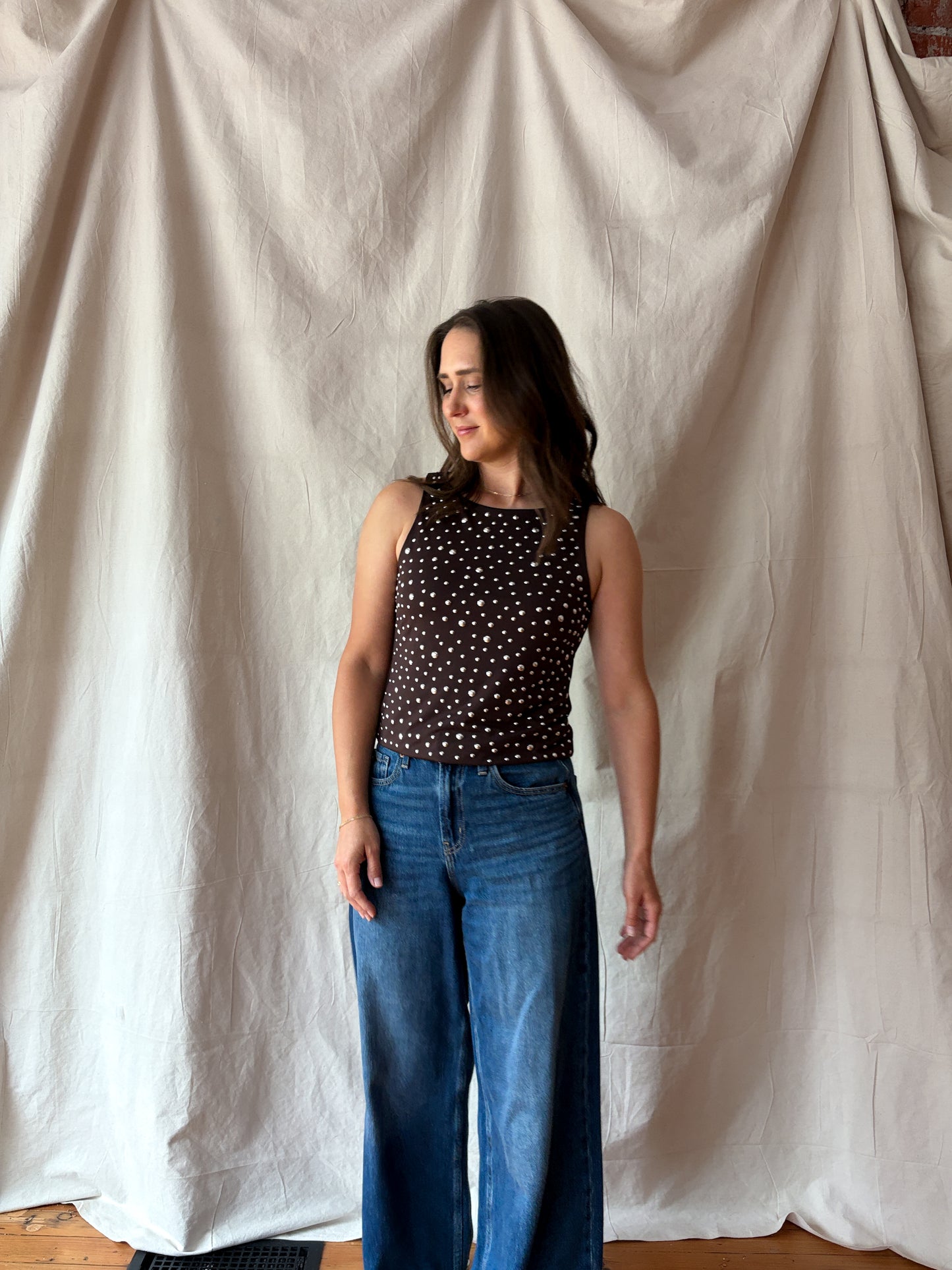 Tuva Top - Brown