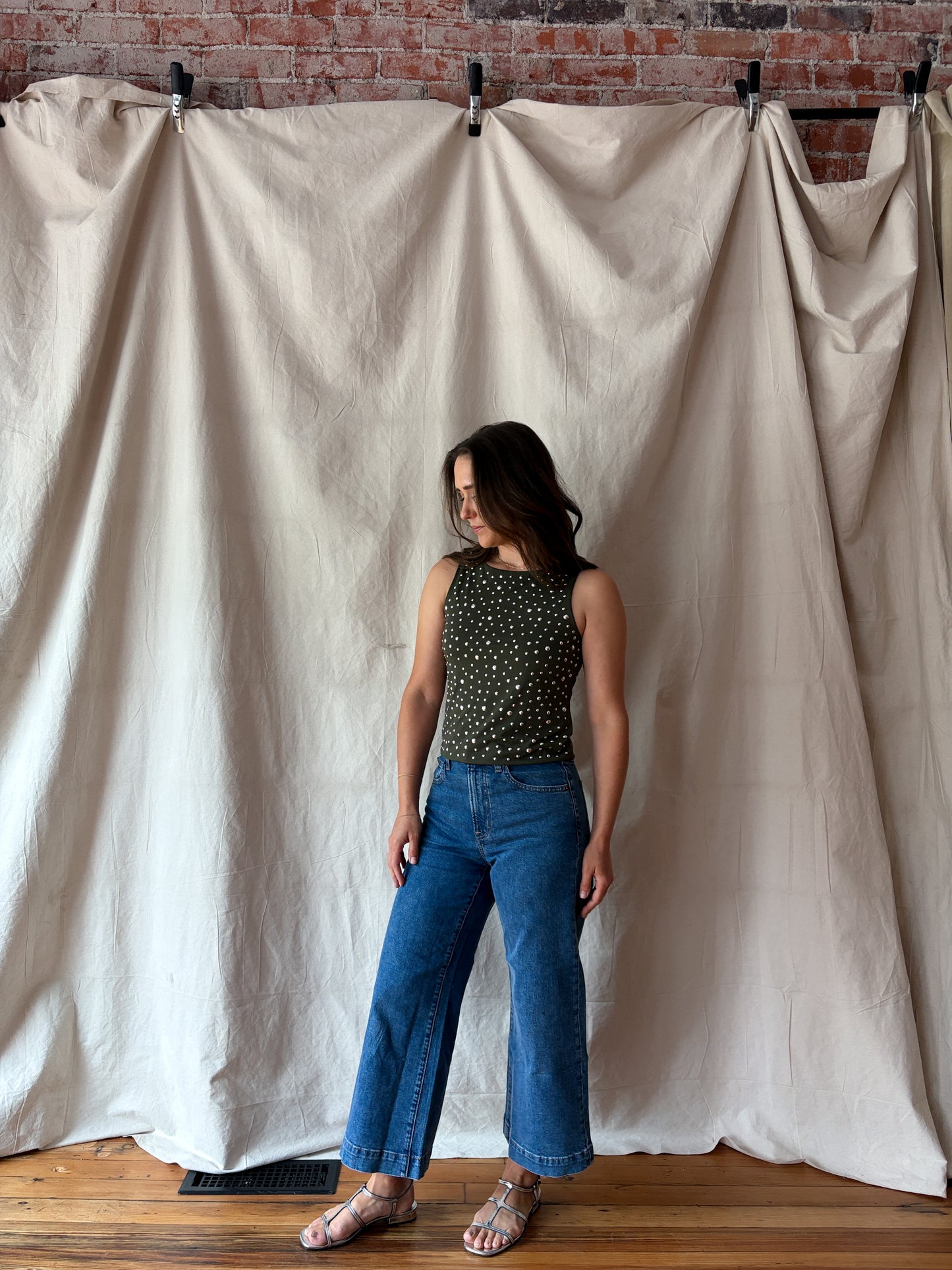 Tuva Top - Olive
