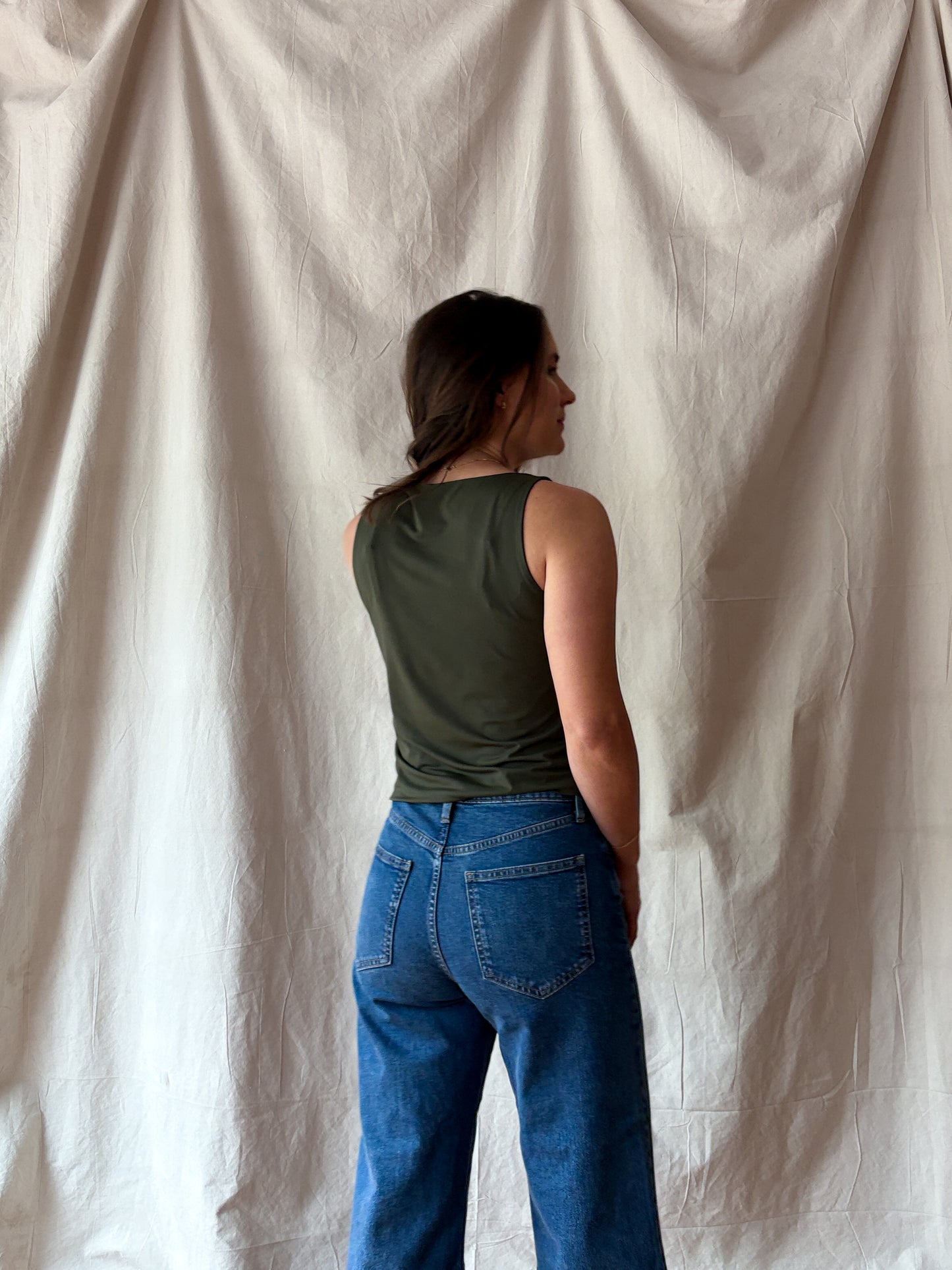 Tuva Top - Olive