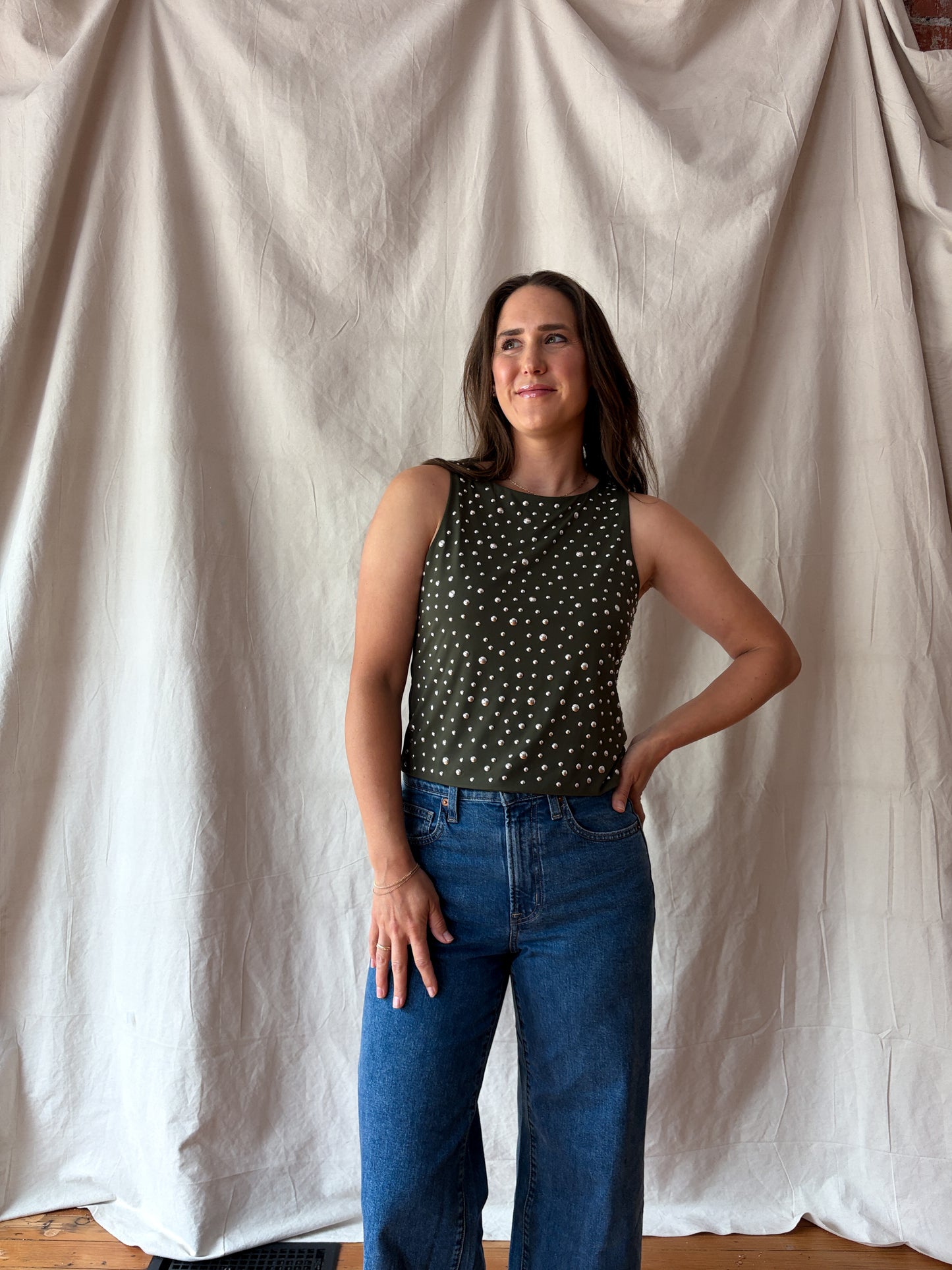 Tuva Top - Olive